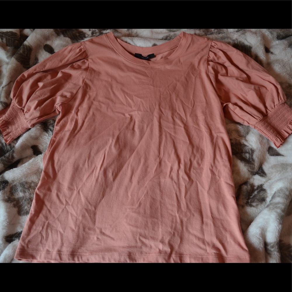 Pink Short-Sleeve Forever 21 Shirt